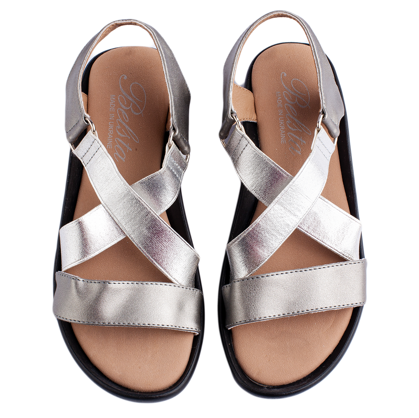 Дамски сандали BELSTA на ластик от еко кожа