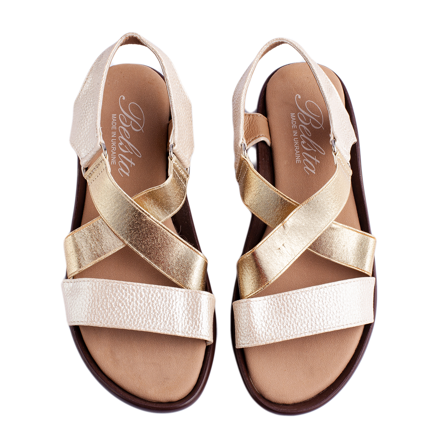 Дамски сандали BELSTA на ластик от еко кожа