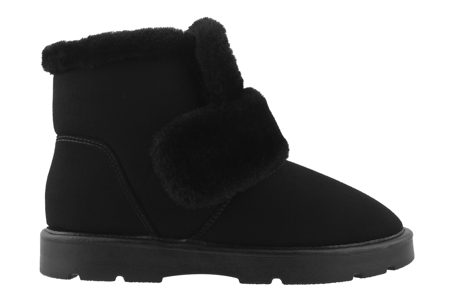 Дамски UGG ботуши BELSTA от еко велур с еко козина/Women's UGG Boots BELSTA from Eco-Suede with Faux Fur