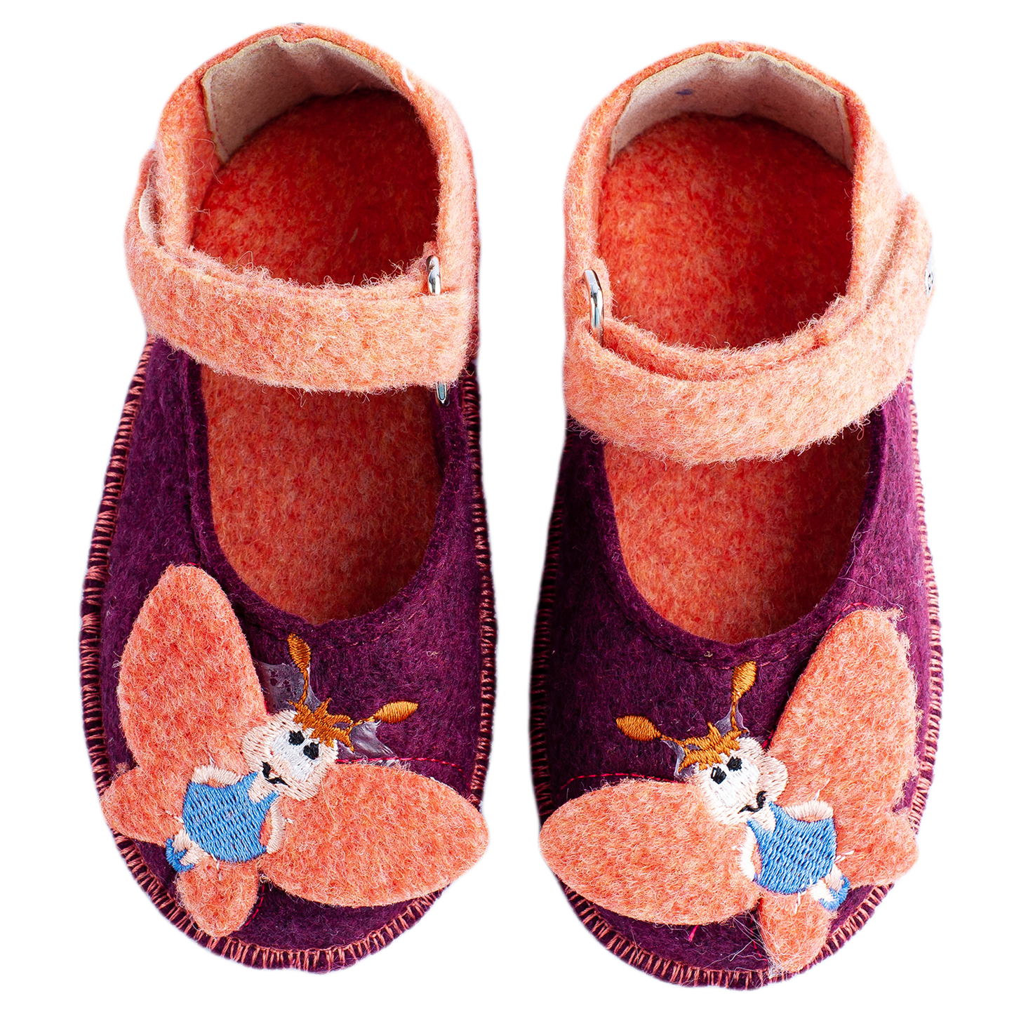 Детски пантофи BELSTA от филц с апликация