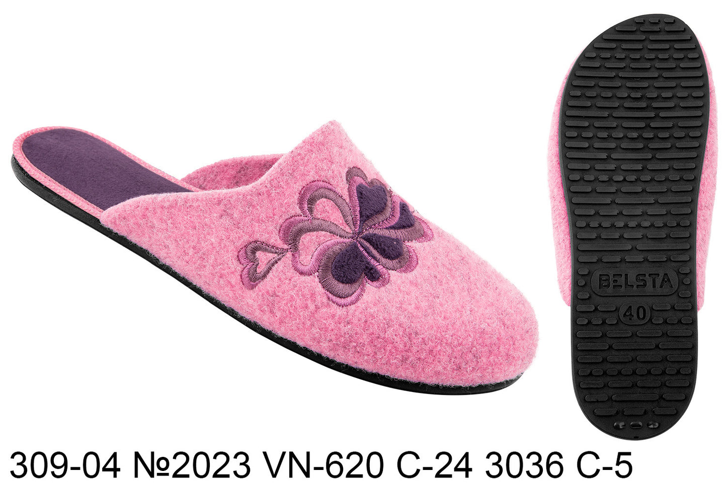 Дамски затворени чехли BELSTA/Women’s closed BELSTA slippers