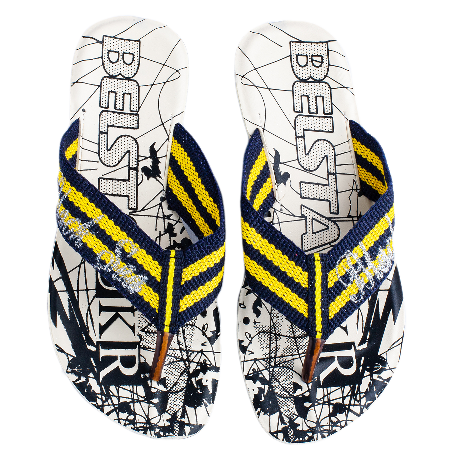 Дамски летни джапанки от фабрика BELSTA от текстил