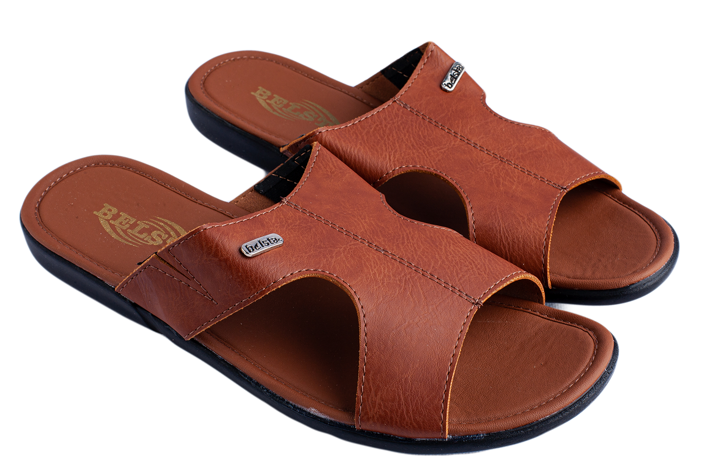 Мъжки летни чехли от еко кожа - BELSTA