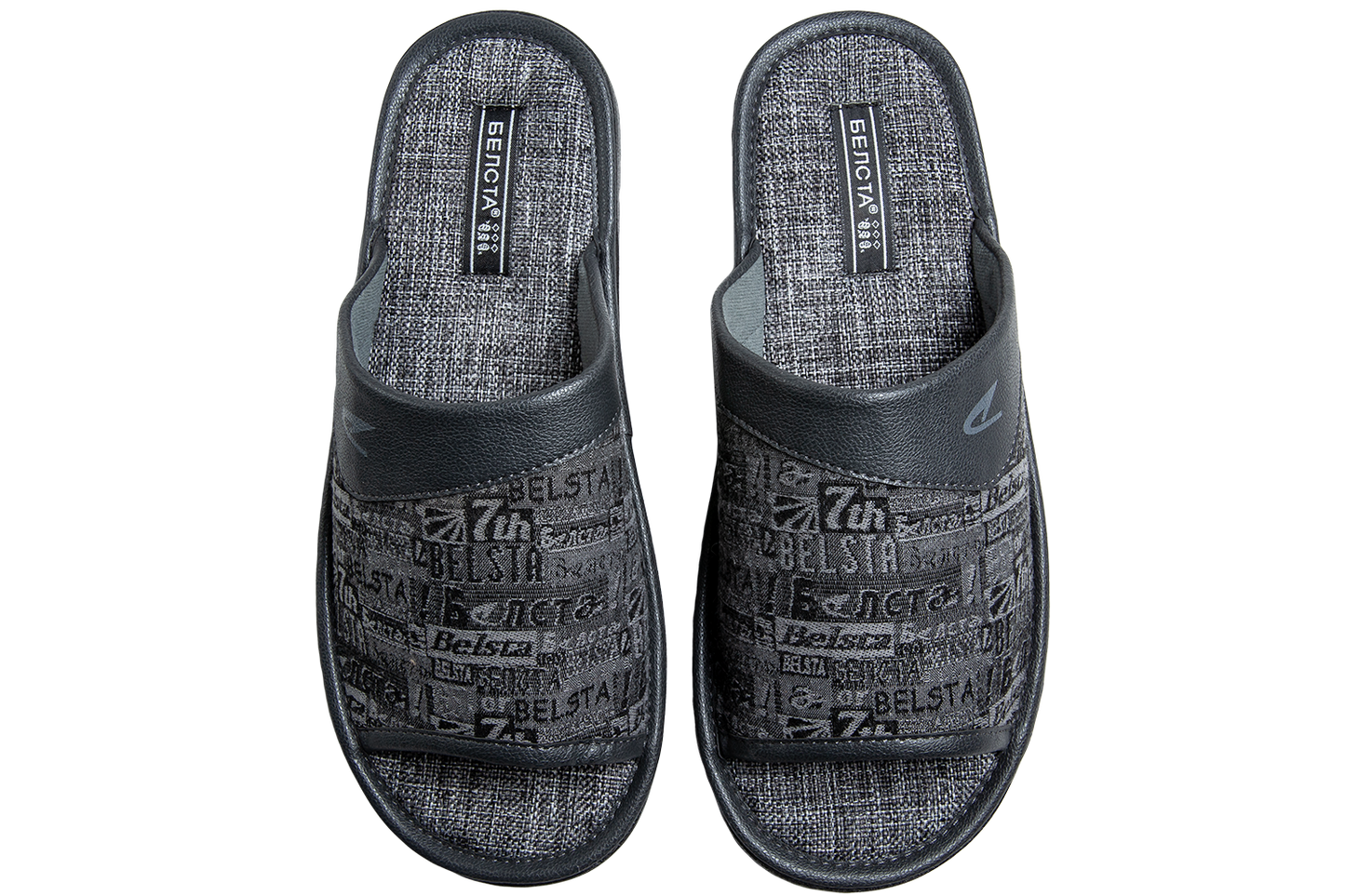 Опаковка: Мъжки отворени чехли BELSTA/Size set: Men’s Open Textile BELSTA Slippers