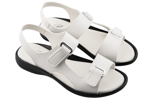 Дамски сандали BELSTA от еко кожа с велкро и капси\Women's Sandals BELSTA from Eco-Leather with Velcro and Eyelets