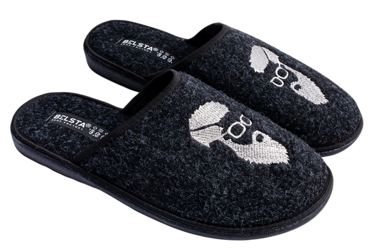 Опаковка: Подрастващи затворени чехли BELSTA/Size set: Teen Closed Italian Felt BELSTA Slippers