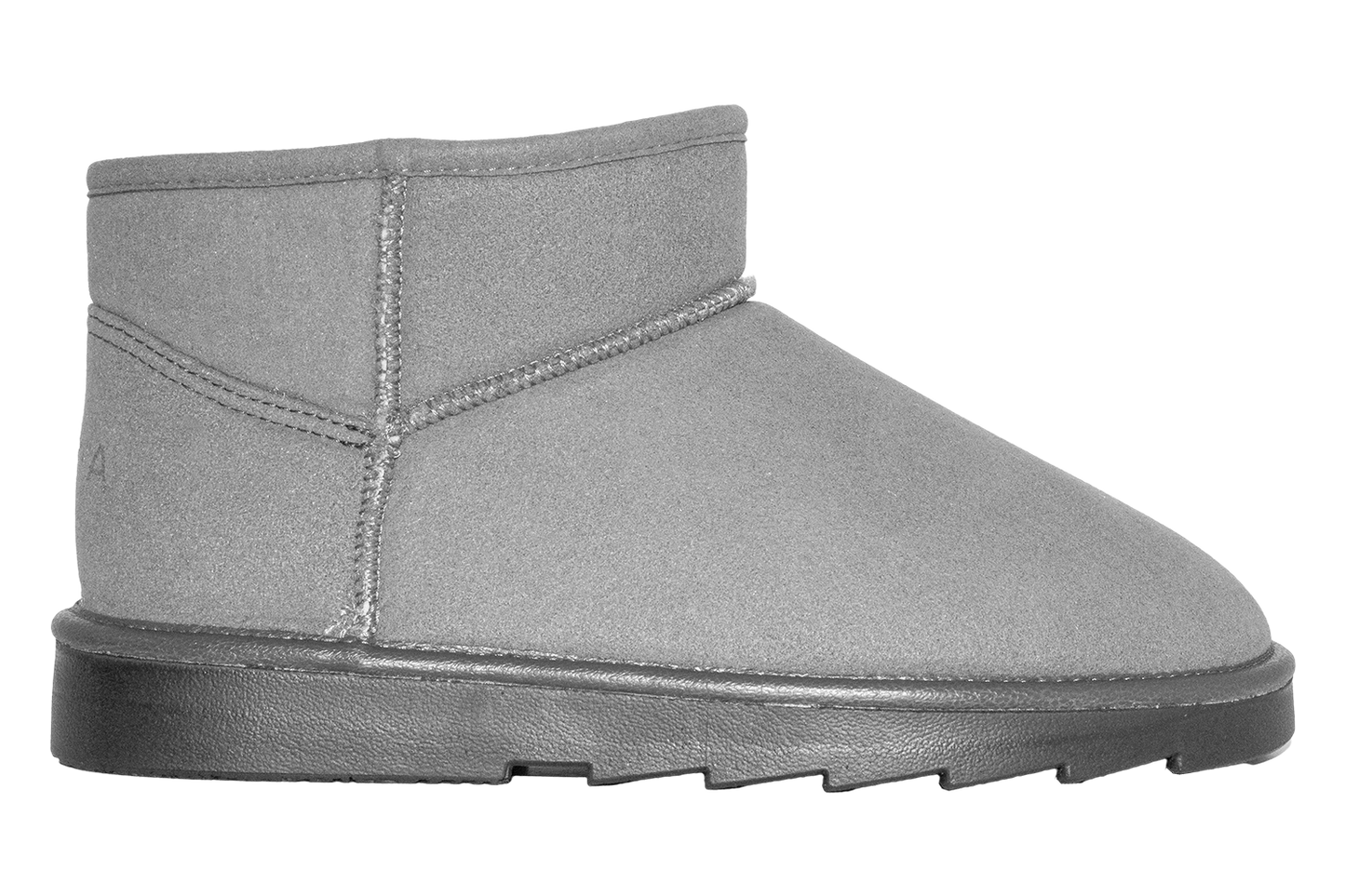 Дамски UGG ботуши BELSTA от сив еко велур/Women's UGG Boots BELSTA from Grey Eco-Suede