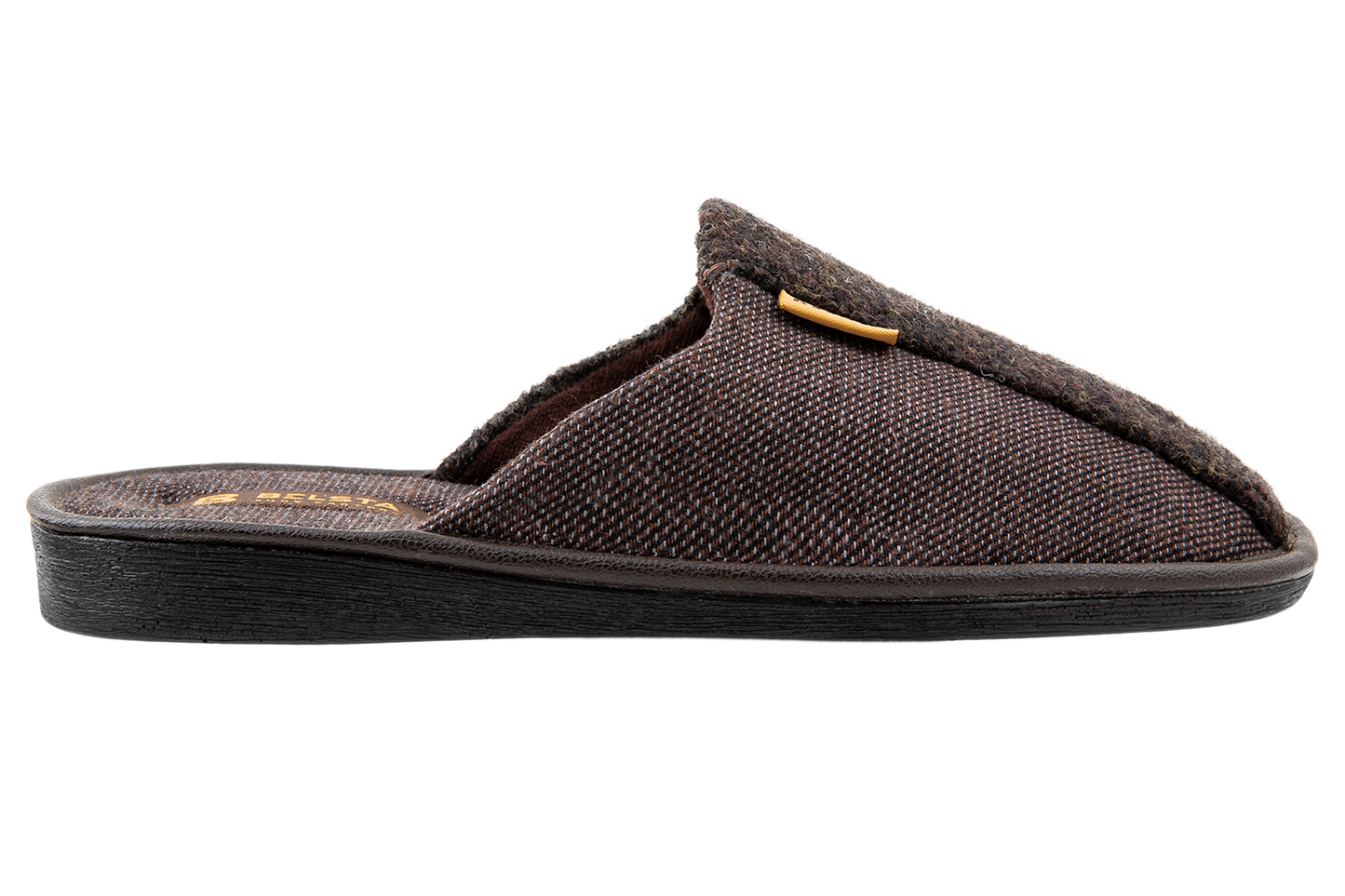 Мъжки затворени пантофи BELSTA от вълна и текстил/Men's Closed Slippers BELSTA from Wool and Textile