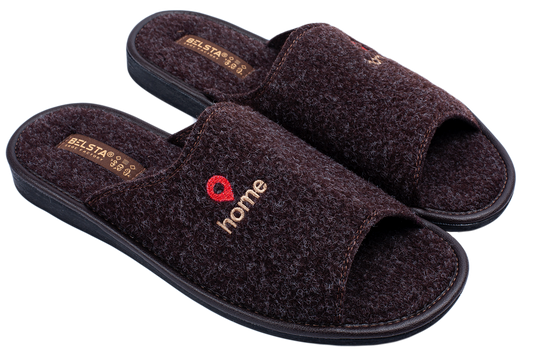 Мъжки отворени чехли BELSTA/Men’s Open Italian Felt BELSTA Slippers