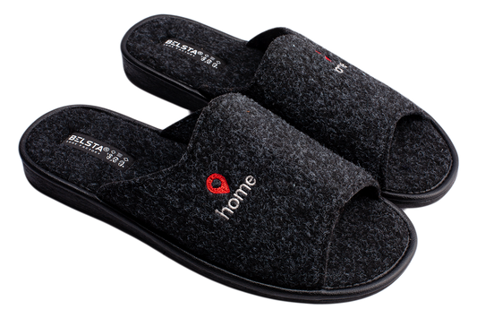 Мъжки отворени чехли BELSTA/Men’s Open Italian Felt BELSTA Slippers
