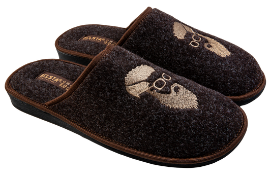 Мъжки затворени чехли BELSTA/Men’s Closed Italian Felt BELSTA Slippers