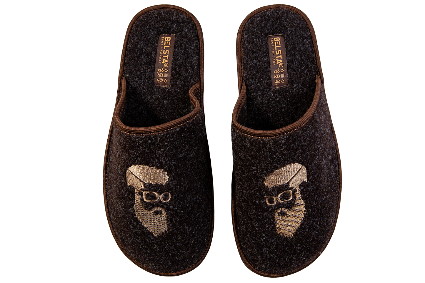 Мъжки затворени чехли BELSTA/Men’s Closed Italian Felt BELSTA Slippers