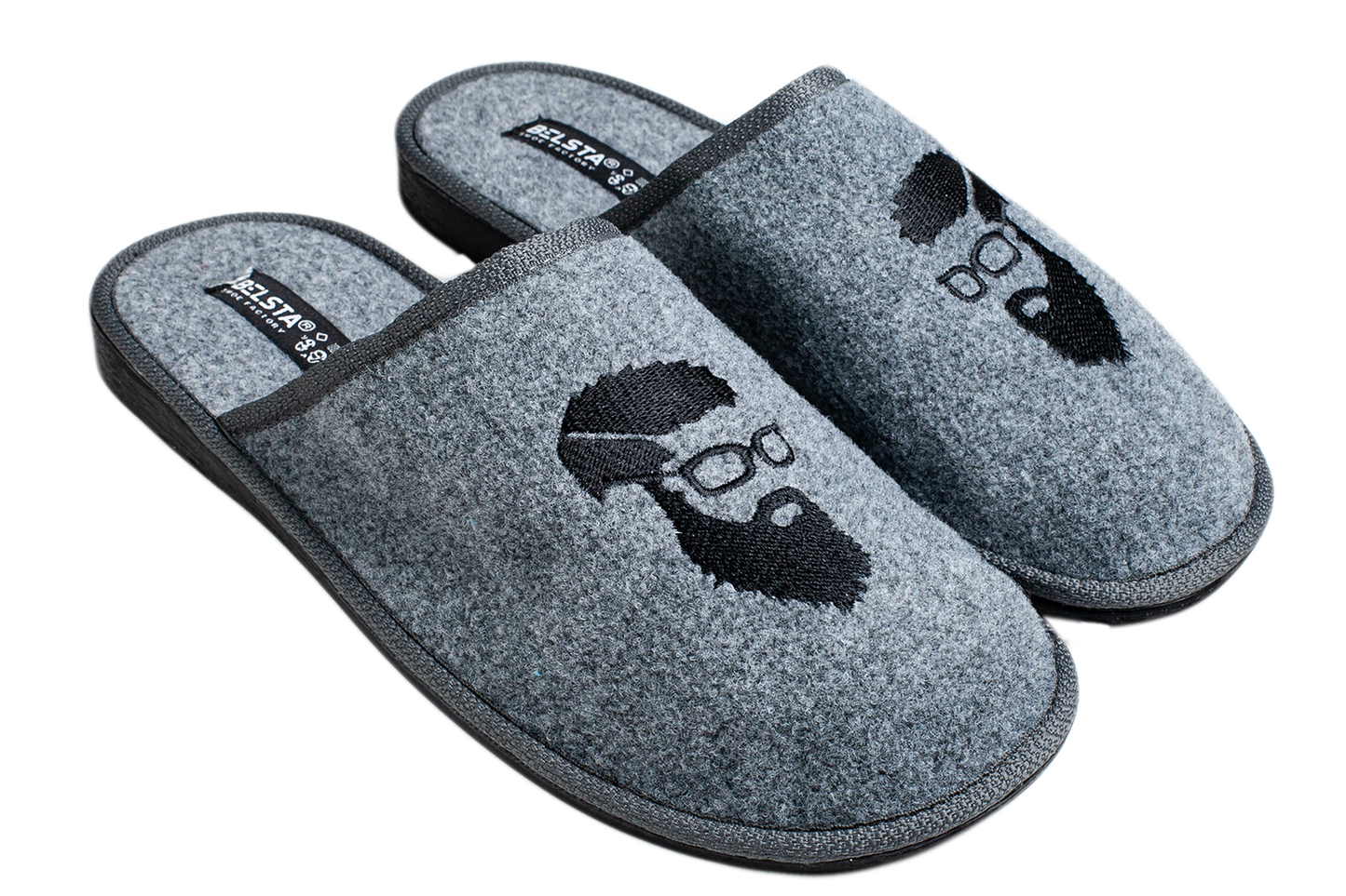 Мъжки затворени чехли BELSTA/Men’s Closed Italian Felt BELSTA Slippers