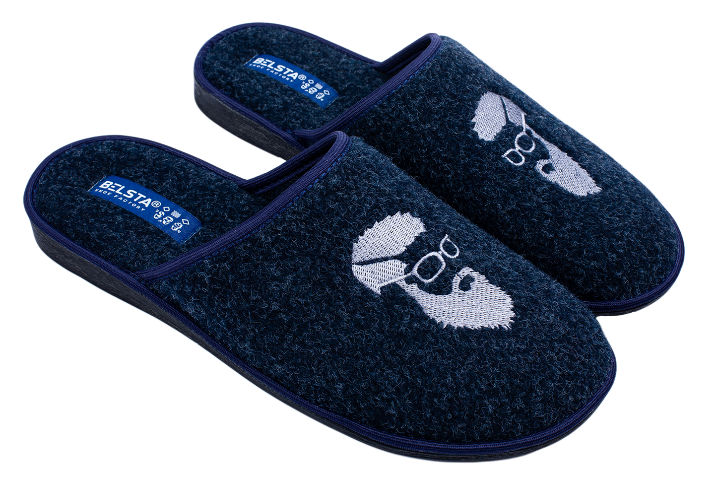 Мъжки затворени чехли BELSTA/Men’s Closed Italian Felt BELSTA Slippers