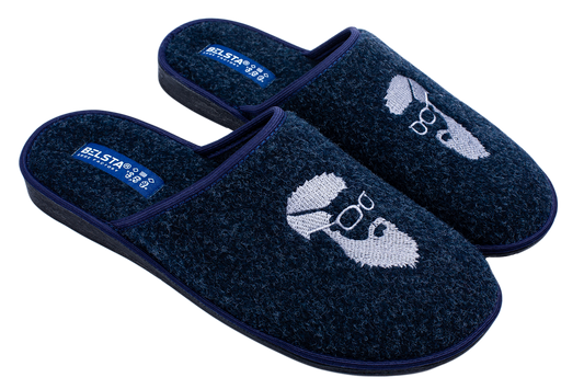 Мъжки затворени чехли BELSTA/Men’s Closed Italian Felt BELSTA Slippers