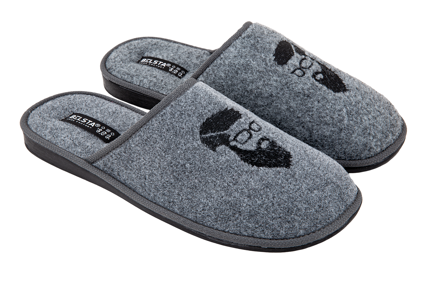 Мъжки затворени чехли BELSTA/Men’s Closed Italian Felt BELSTA Slippers