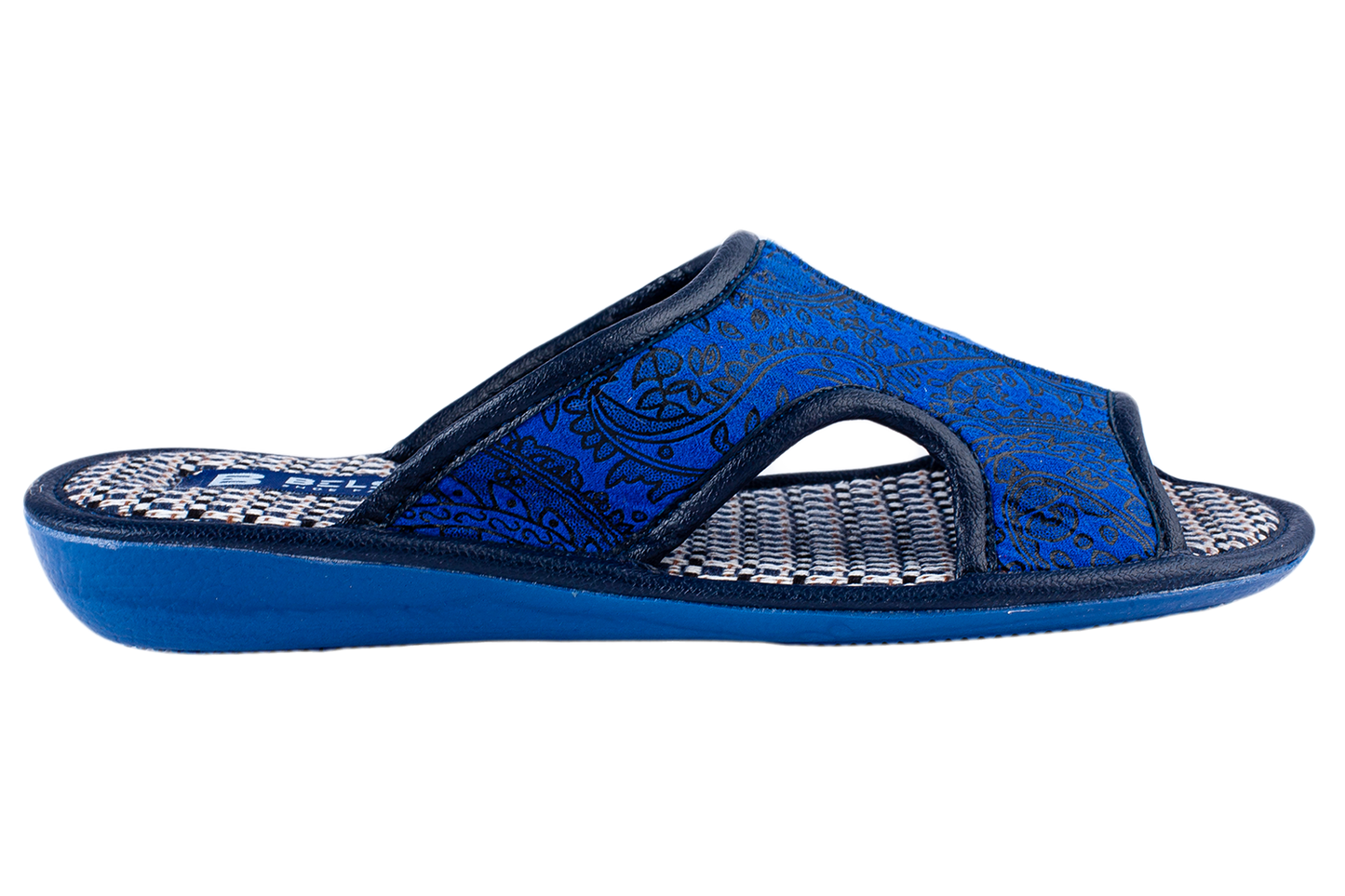 Дамски отворени пантофи BELSTA от текстил с разнообразен принт/Women's Open Slippers BELSTA from Textile with Assorted Print