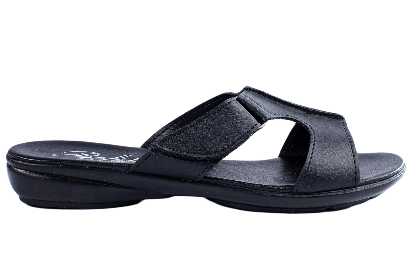 Дамски отворени чехли BELSTA от еко кожа с велкро закопчаване/Women’s Open Slippers BELSTA from Eco-Leather with Velcro Fastening