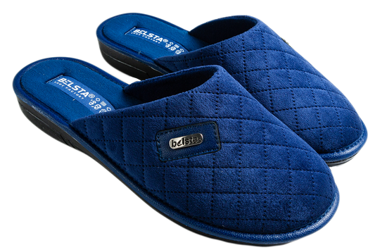 Опаковка: Дамски затворени чехли BELSTA от капитониран велур/Size set: Women’s Closed BELSTA Slippers in Quilted Velour
