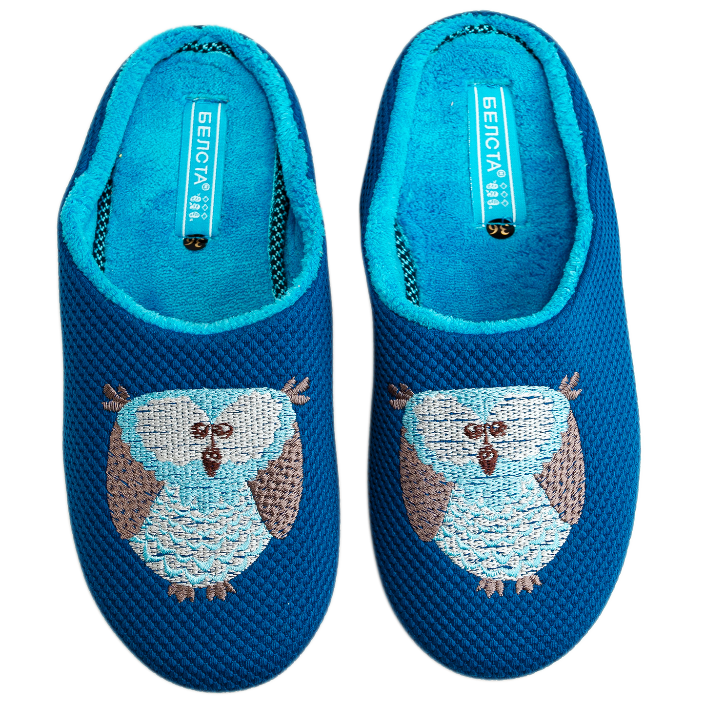 Дамски затворени чехли BELSTA /Women’s Closed BELSTA Textile with Embroidery