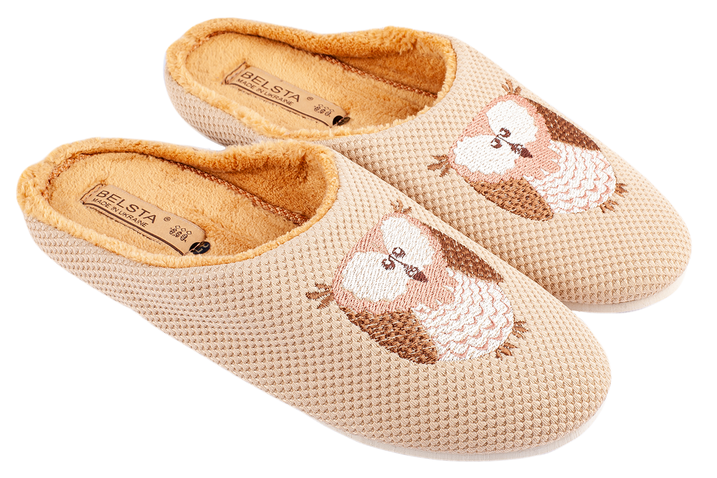 Дамски затворени чехли BELSTA /Women’s Closed BELSTA Textile with Embroidery