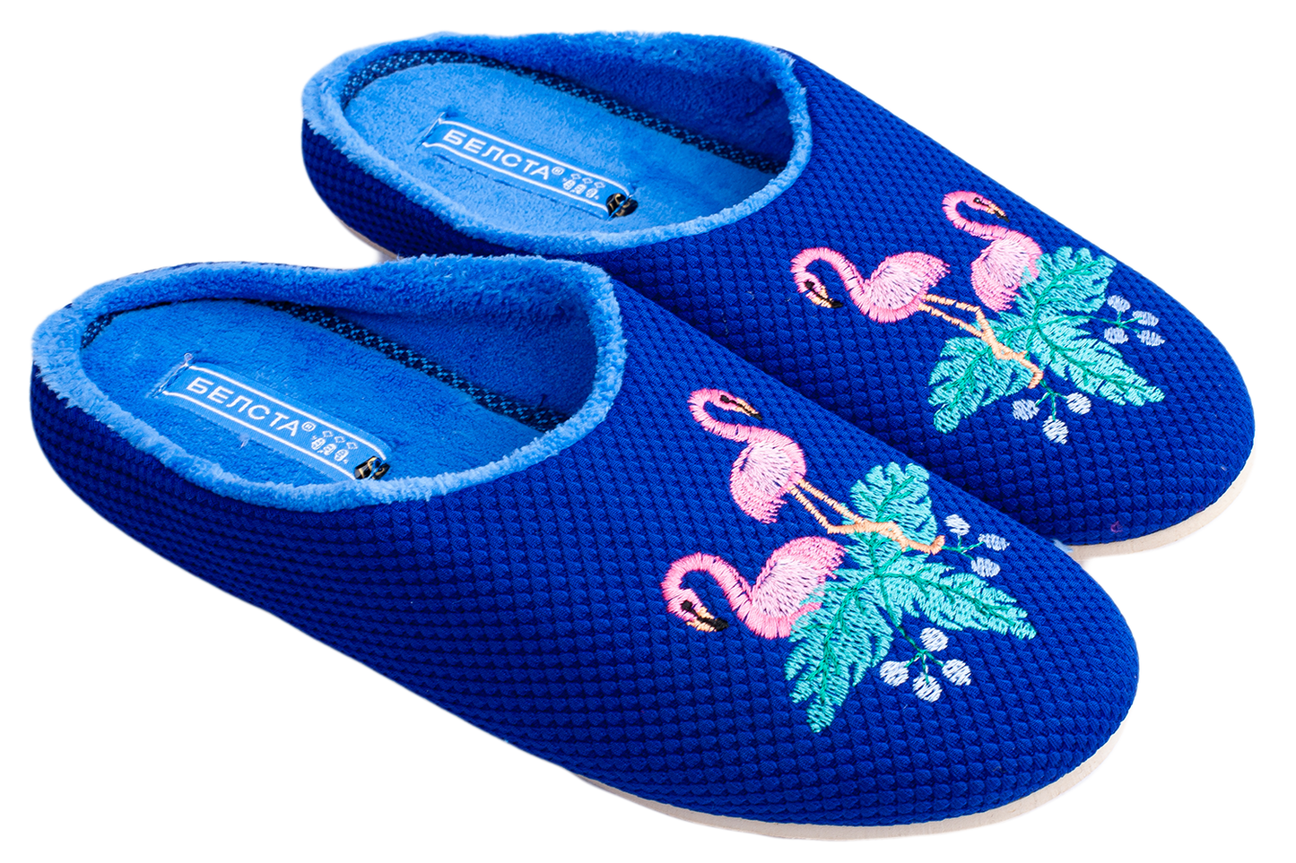 Дамски затворени чехли BELSTA /Women’s Closed BELSTA Textile with Embroidery