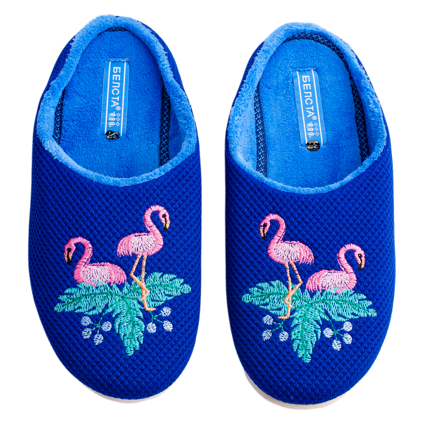 Дамски затворени чехли BELSTA /Women’s Closed BELSTA Textile with Embroidery