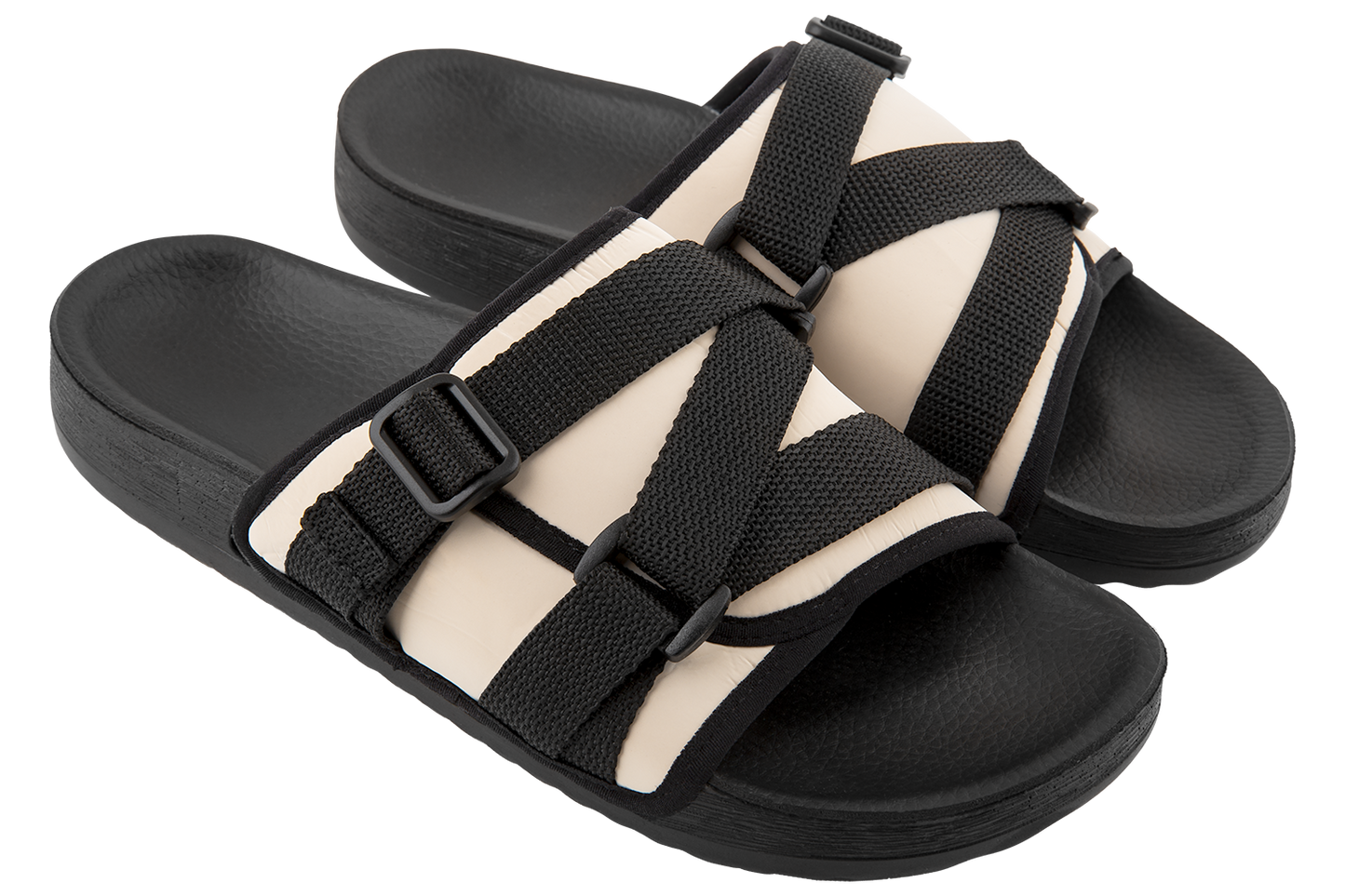 Опаковка: Женски отворени шлёпанци BELSTA от плат за дъждобран/Size set: Women's open slippers BELSTA made of raincoat fabric