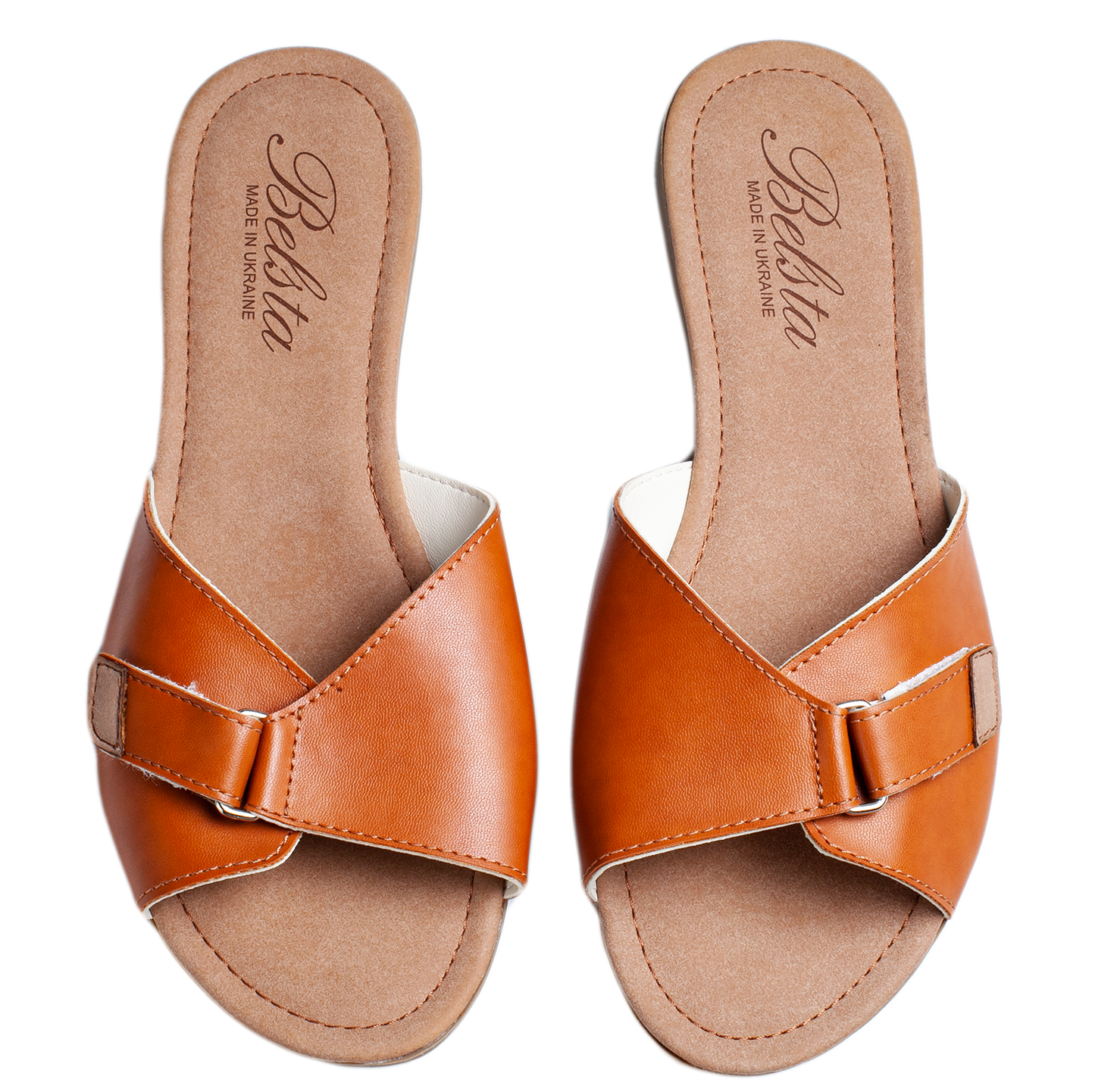 Дамски летни чехли от фабрика BELSTA от еко кожа