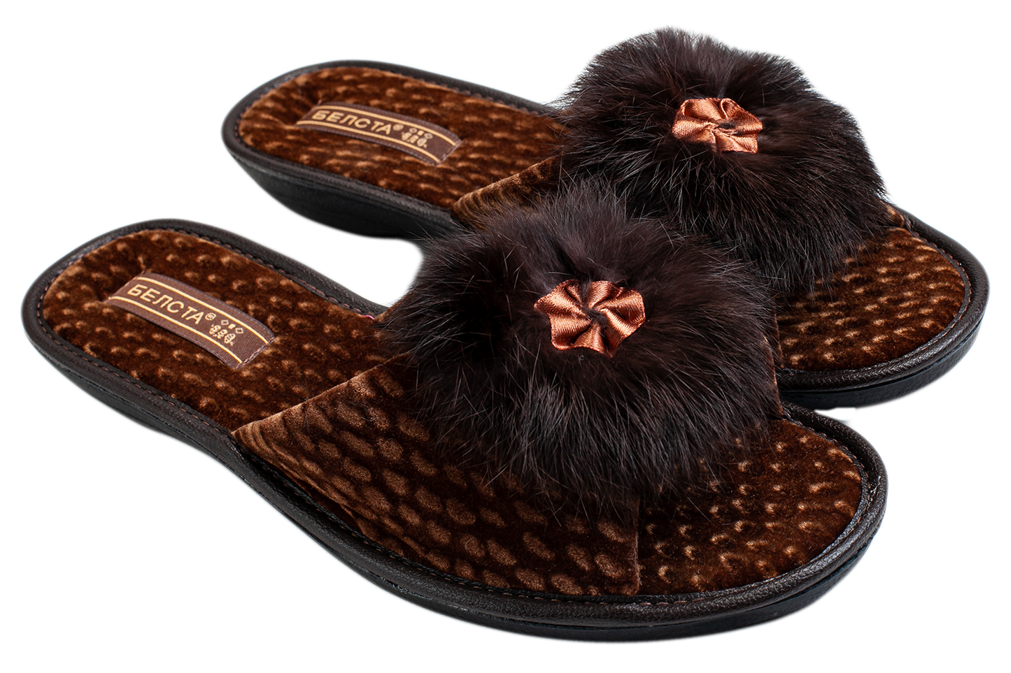 Опаковка: Дамски отворени чехли BELSTA/Size set: Women’s open BELSTA slippers