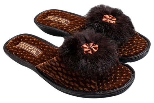 Опаковка: Дамски отворени чехли BELSTA/Size set: Women’s open BELSTA slippers