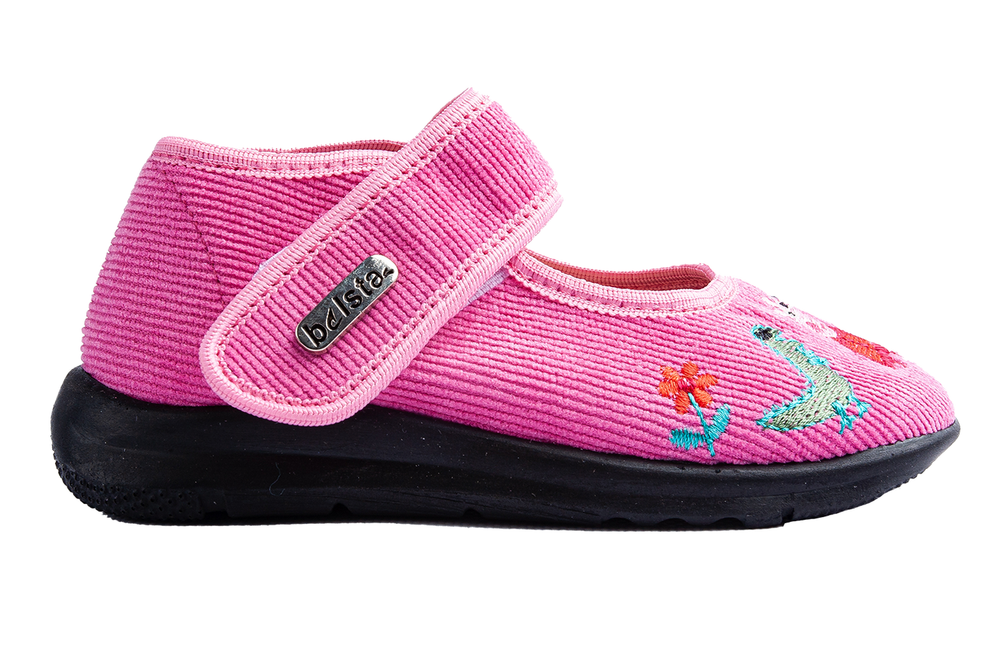 Детски затворени сандали BELSTA от текстил с бродерия/Kids' Closed Sandals BELSTA from Textile with Embroidery