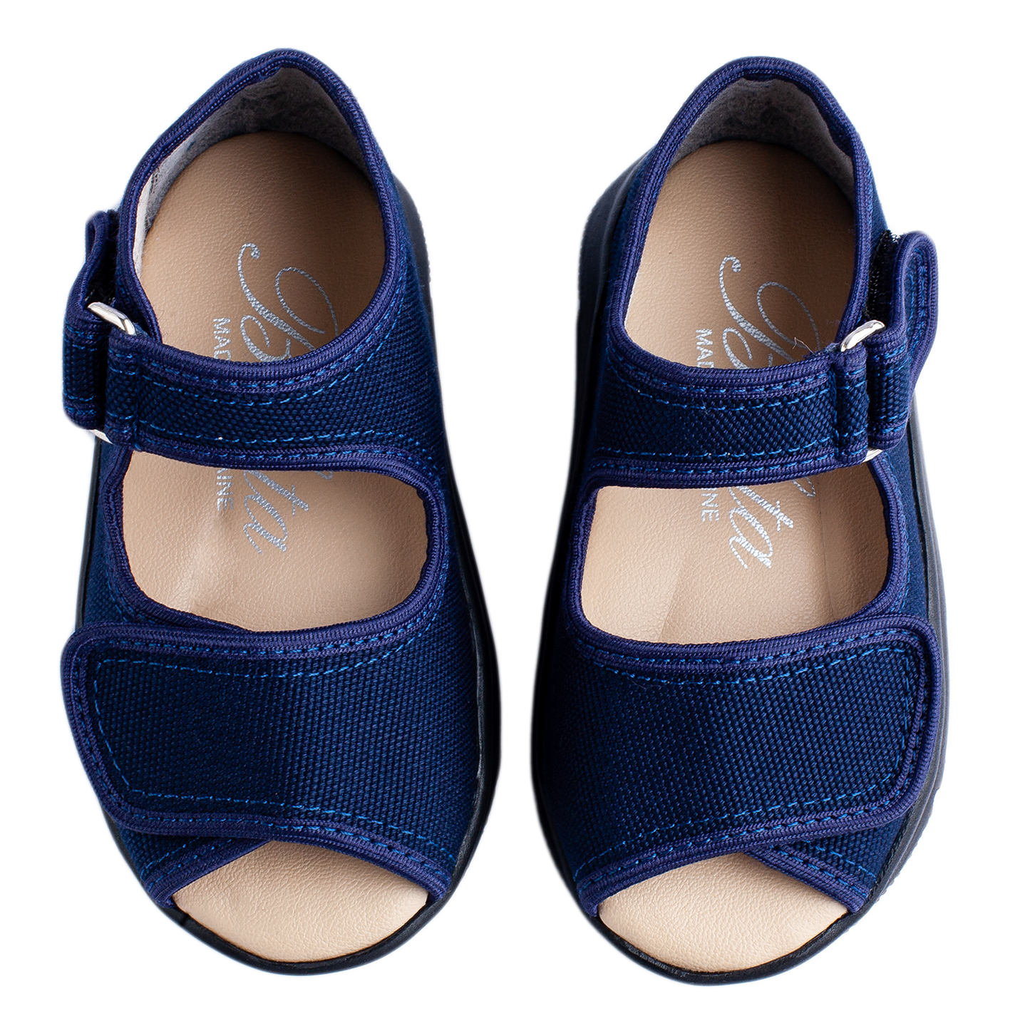 Детски отворени сандали BELSTA от текстил с велкро закопчаване/Kids' Open Sandals BELSTA from Textile with Velcro Fastening
