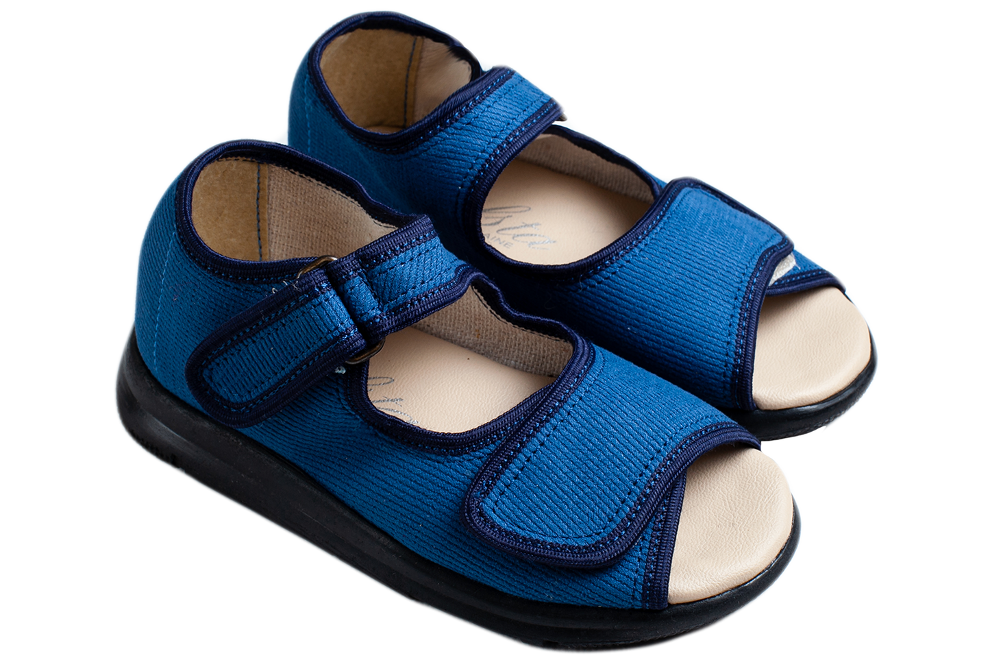 Детски отворени сандали BELSTA от текстил с велкро закопчаване/Kids' Open Sandals BELSTA from Textile with Velcro Fastening