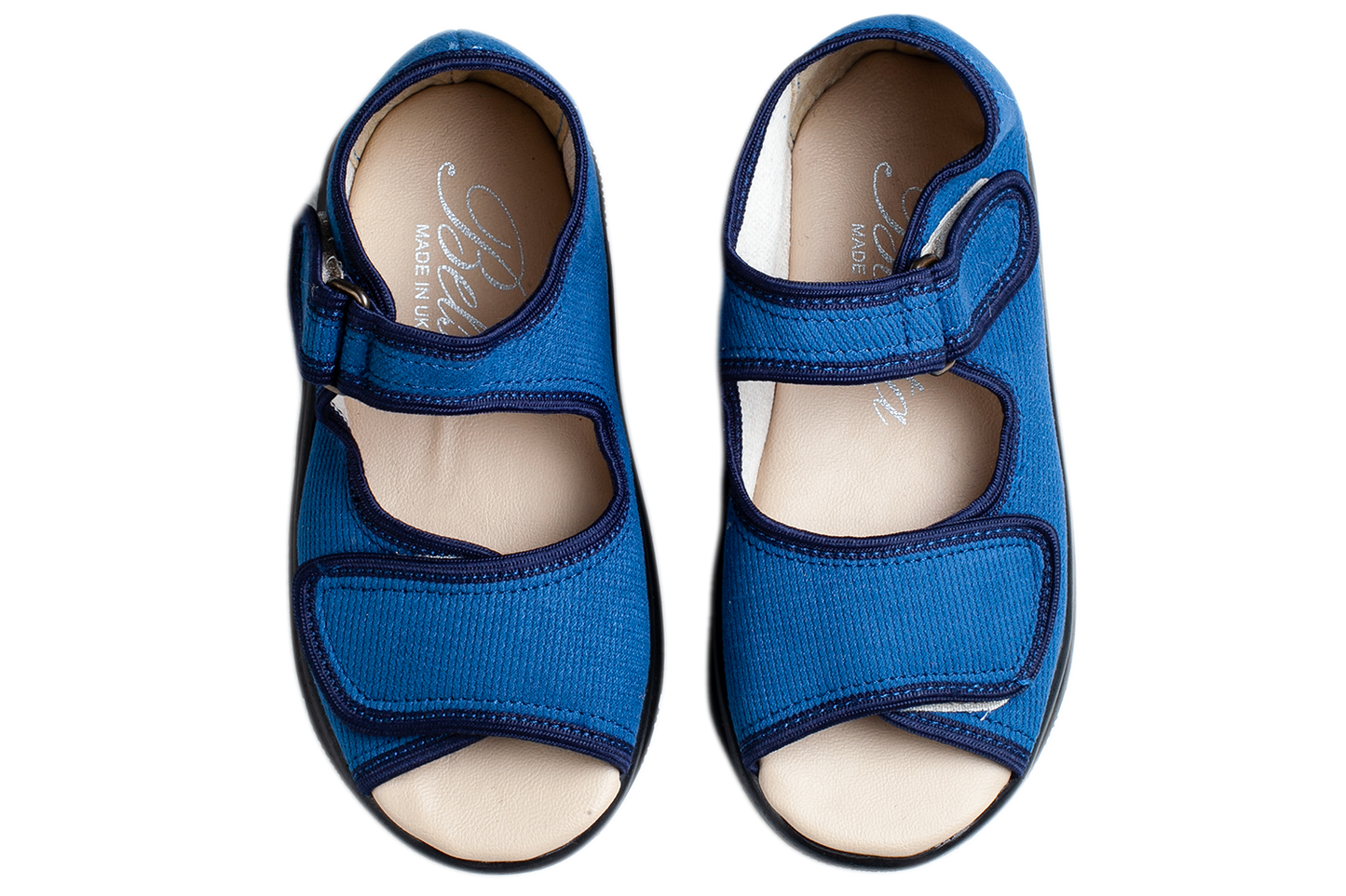Детски отворени сандали BELSTA от текстил с велкро закопчаване/Kids' Open Sandals BELSTA from Textile with Velcro Fastening