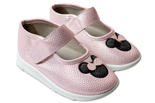 Опаковка: Детски сандали BELSTA от еко кожа с бродерия Мики Маус/Size set: Kids' Sandals BELSTA from Eco-Leather with Mickey Mouse Embroidery