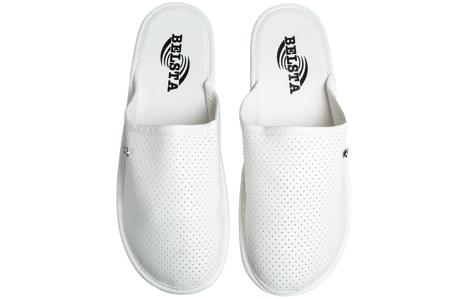Мъжки затворени пантофи BELSTA от перфорирана еко кожа/Men’s Closed Perforated Eco Leather BELSTA Slippers