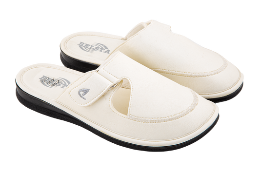 Опаковка: Мъжки затворени чехли BELSTA от еко кожа с велкро\Size set: Men's Closed Slippers BELSTA from Eco-Leather with Velcro