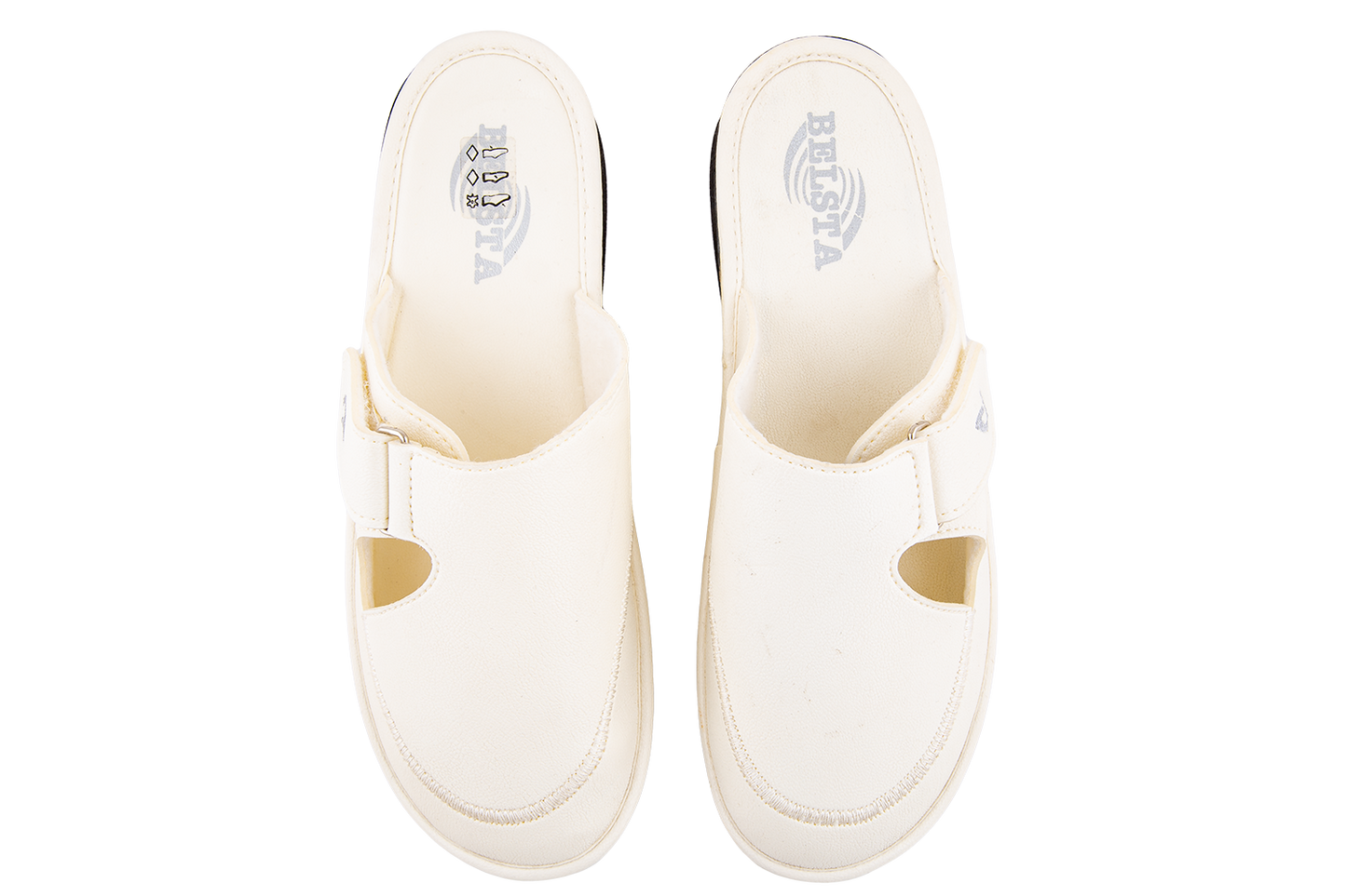 Мъжки затворени чехли BELSTA от еко кожа с велкро\Men's Closed Slippers BELSTA from Eco-Leather with Velcro