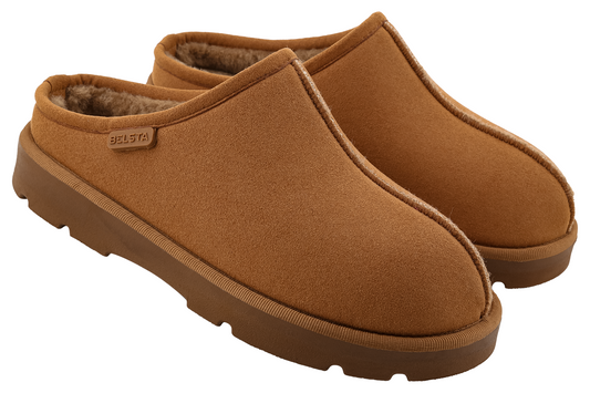 Дамски UGGI без пета BELSTA от еко-замша/Women's UGGI without a heel BELSTA made of eco-suede