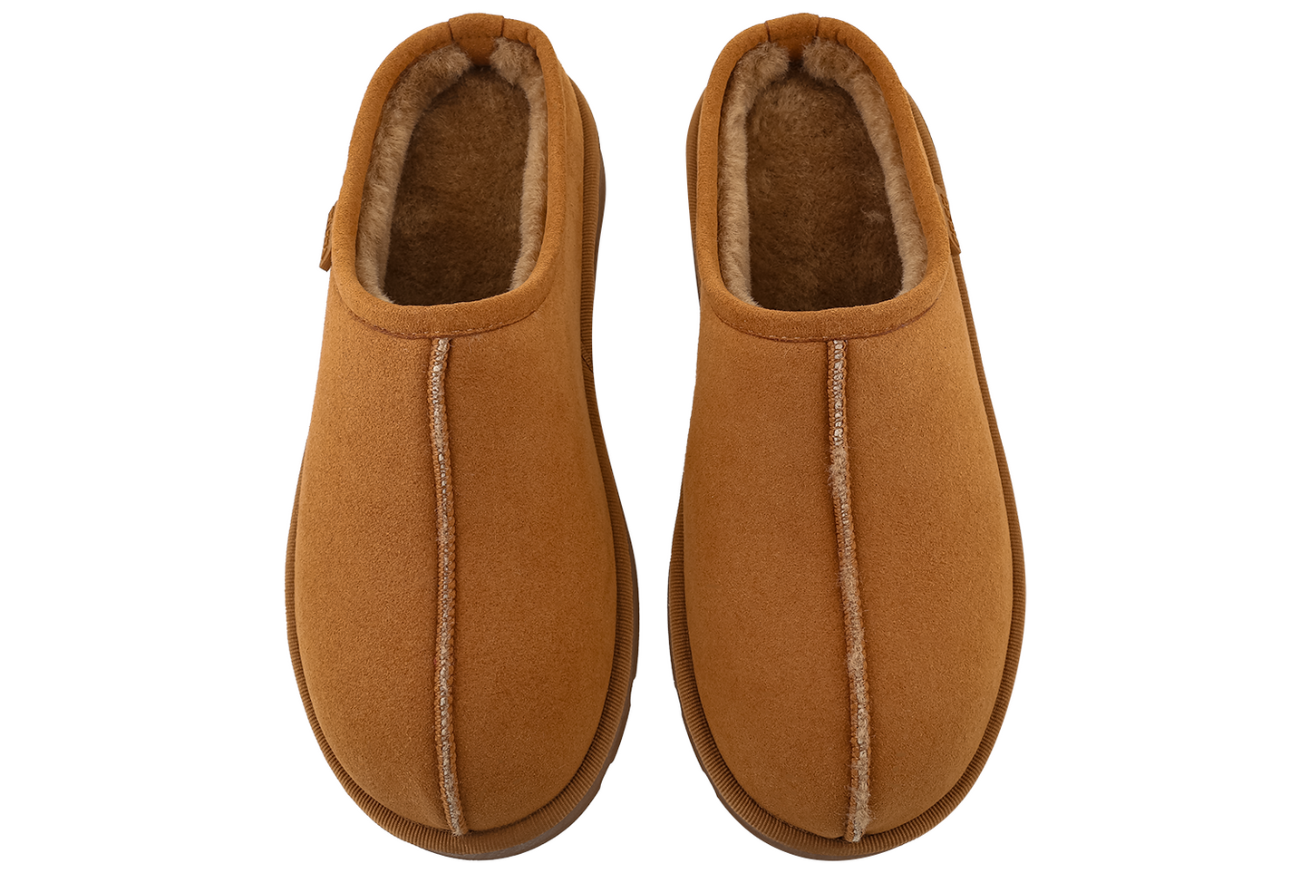 Дамски UGGI без пета BELSTA от еко-замша/Women's UGGI without a heel BELSTA made of eco-suede