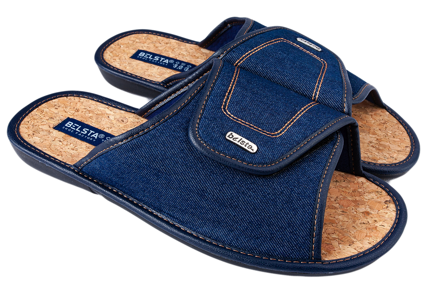 Опаковка: Мъжки отворени пантофи BELSTA/Size set: Men’s open  BELSTA