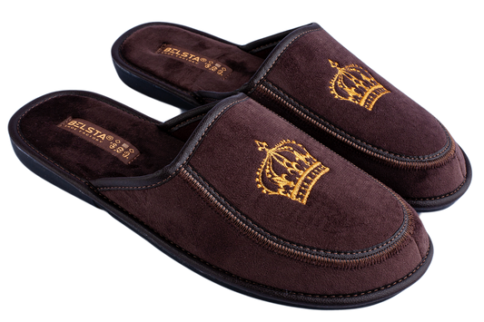 Мъжки затворени чехли BELSTA/Men’s Closed Velour BELSTA Slippers