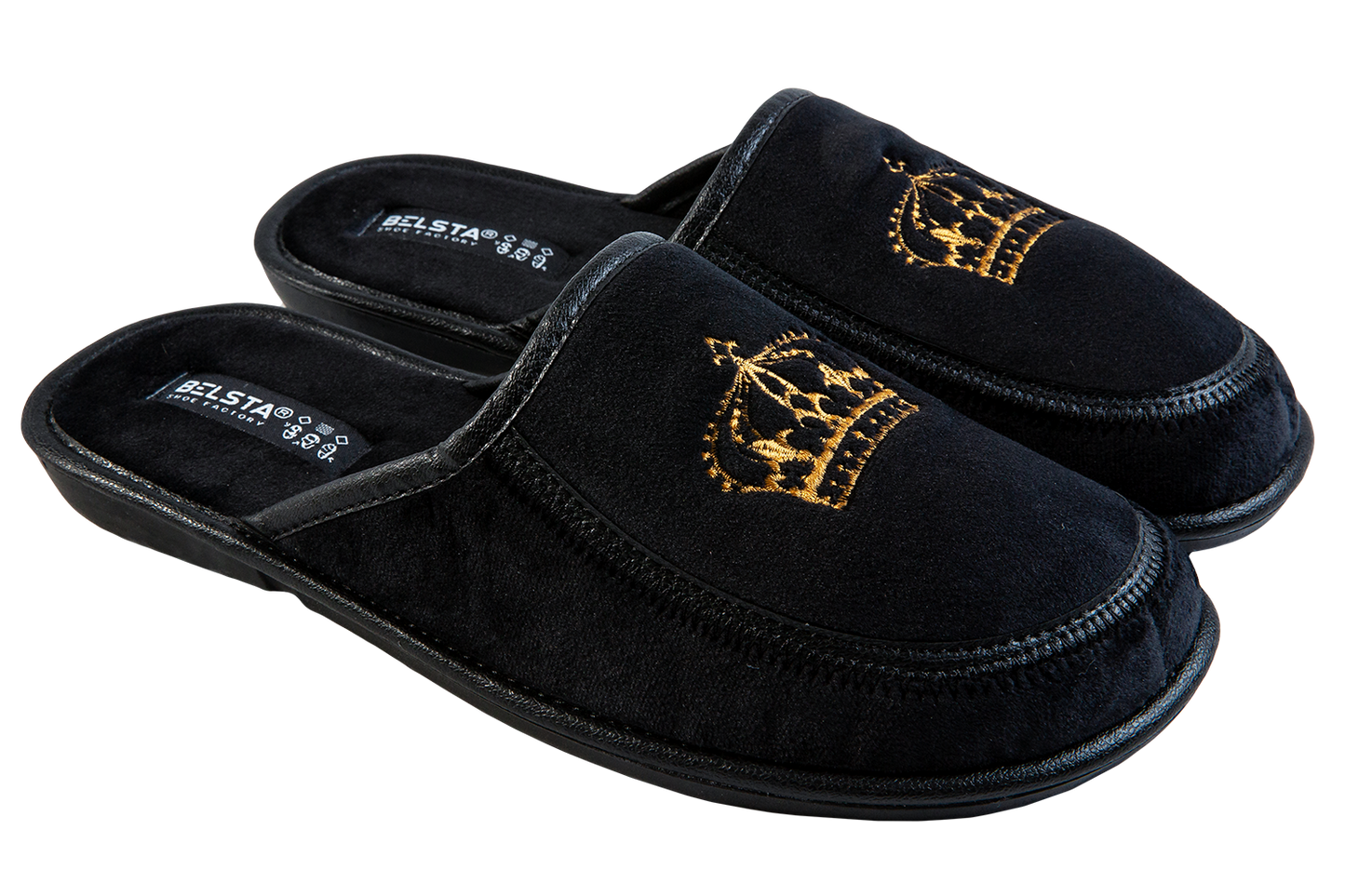 Мъжки затворени чехли BELSTA/Men’s Closed Velour BELSTA Slippers