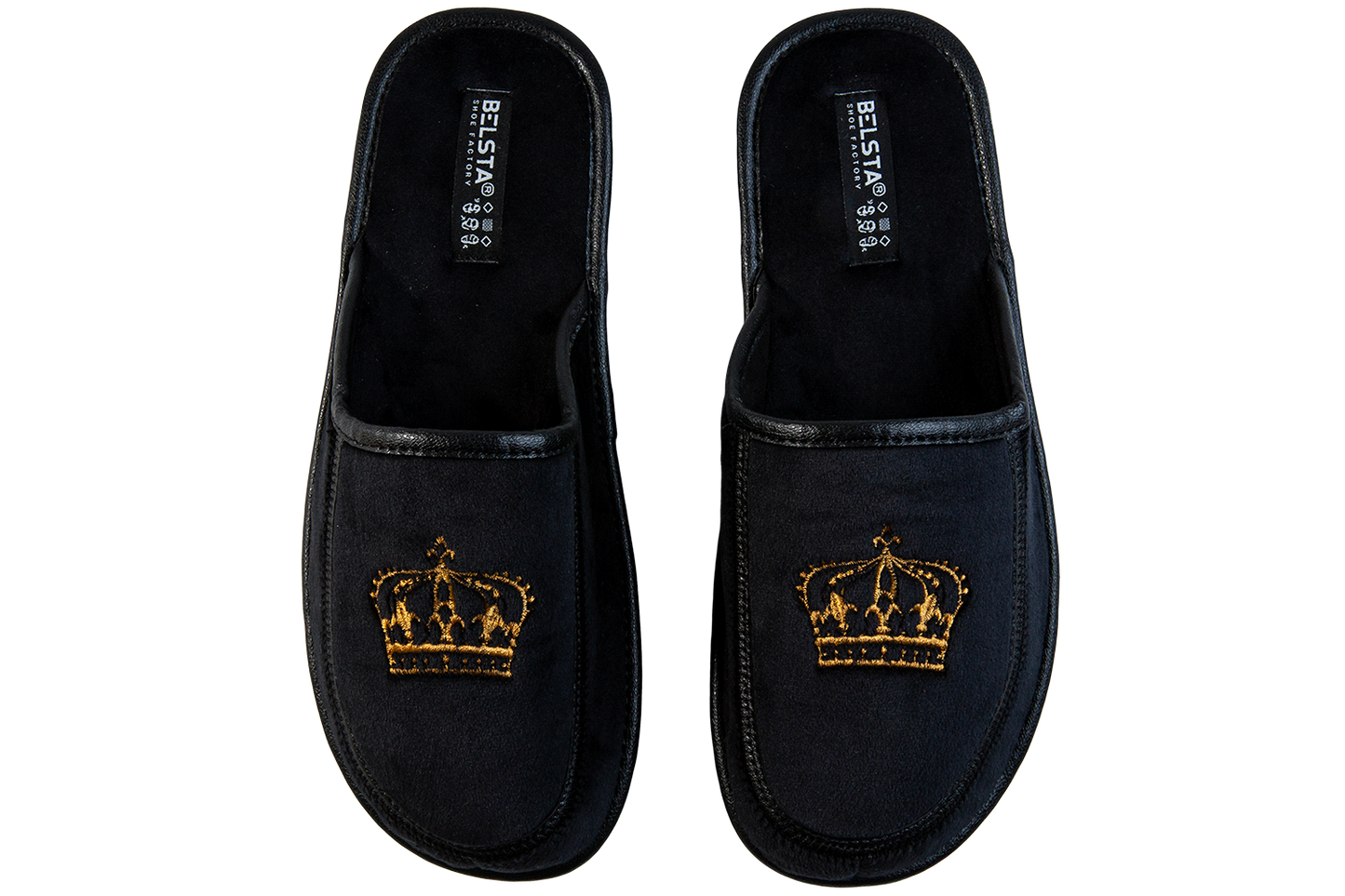 Мъжки затворени чехли BELSTA/Men’s Closed Velour BELSTA Slippers