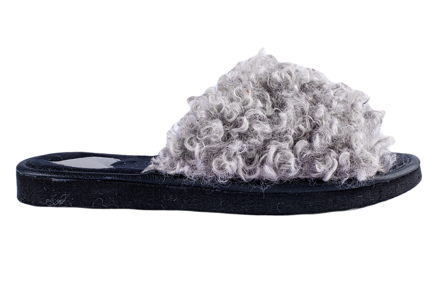 Дамски отворени чехли BELSTA от еко овча кожа/Women’s Open BELSTA Slippers in Eco-Sheepskin