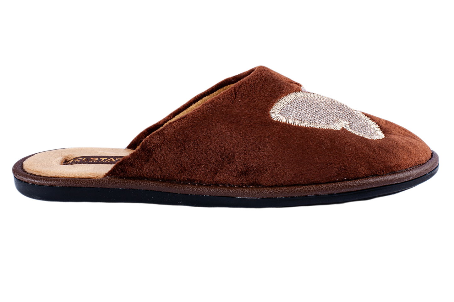 Опаковка: Дамски чехли BELSTA от велур с бродерия на пеперуда/Size set: Women’s BELSTA Velvet Slippers with Butterfly Embroidery