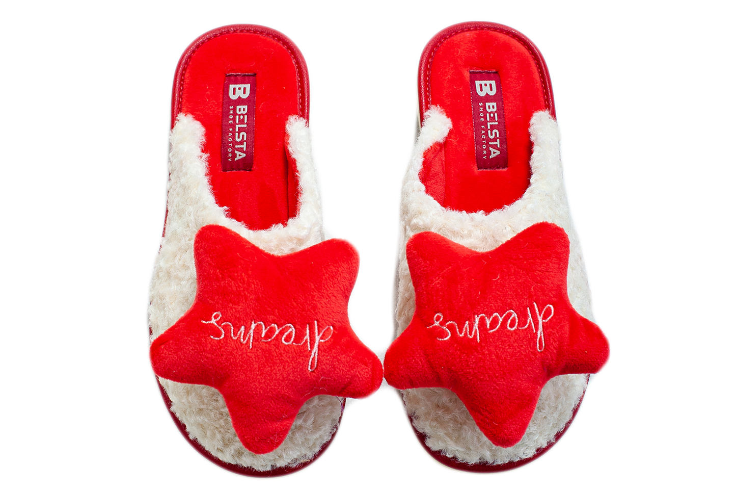 Дамски затворени чехли BELSTA от еко овча кожа/Women’s Closed BELSTA Slippers in Eco-Sheepskin