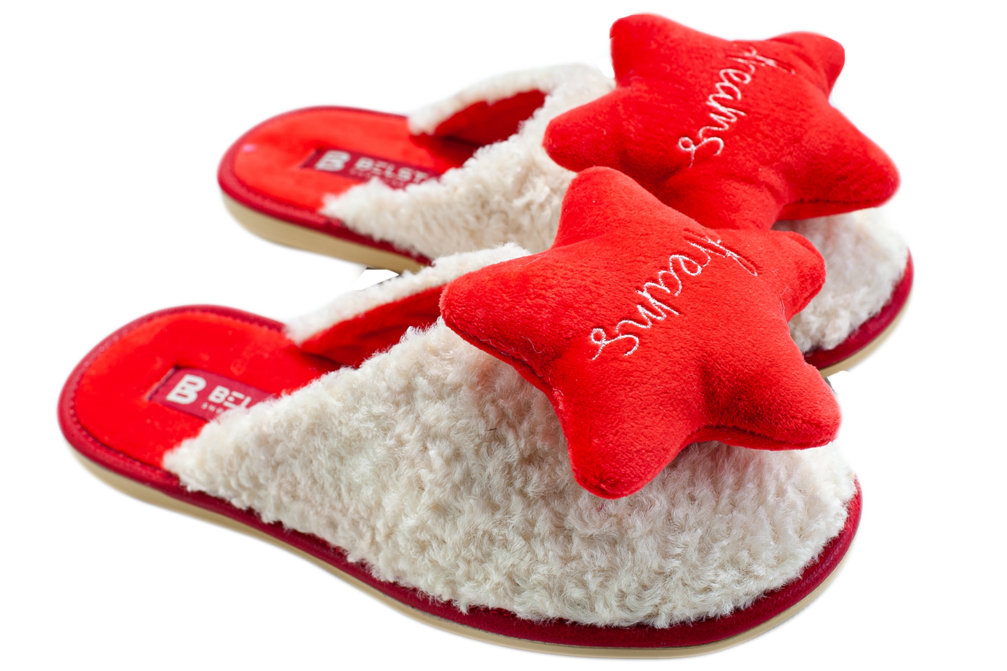 Дамски затворени чехли BELSTA от еко овча кожа/Women’s Closed BELSTA Slippers in Eco-Sheepskin