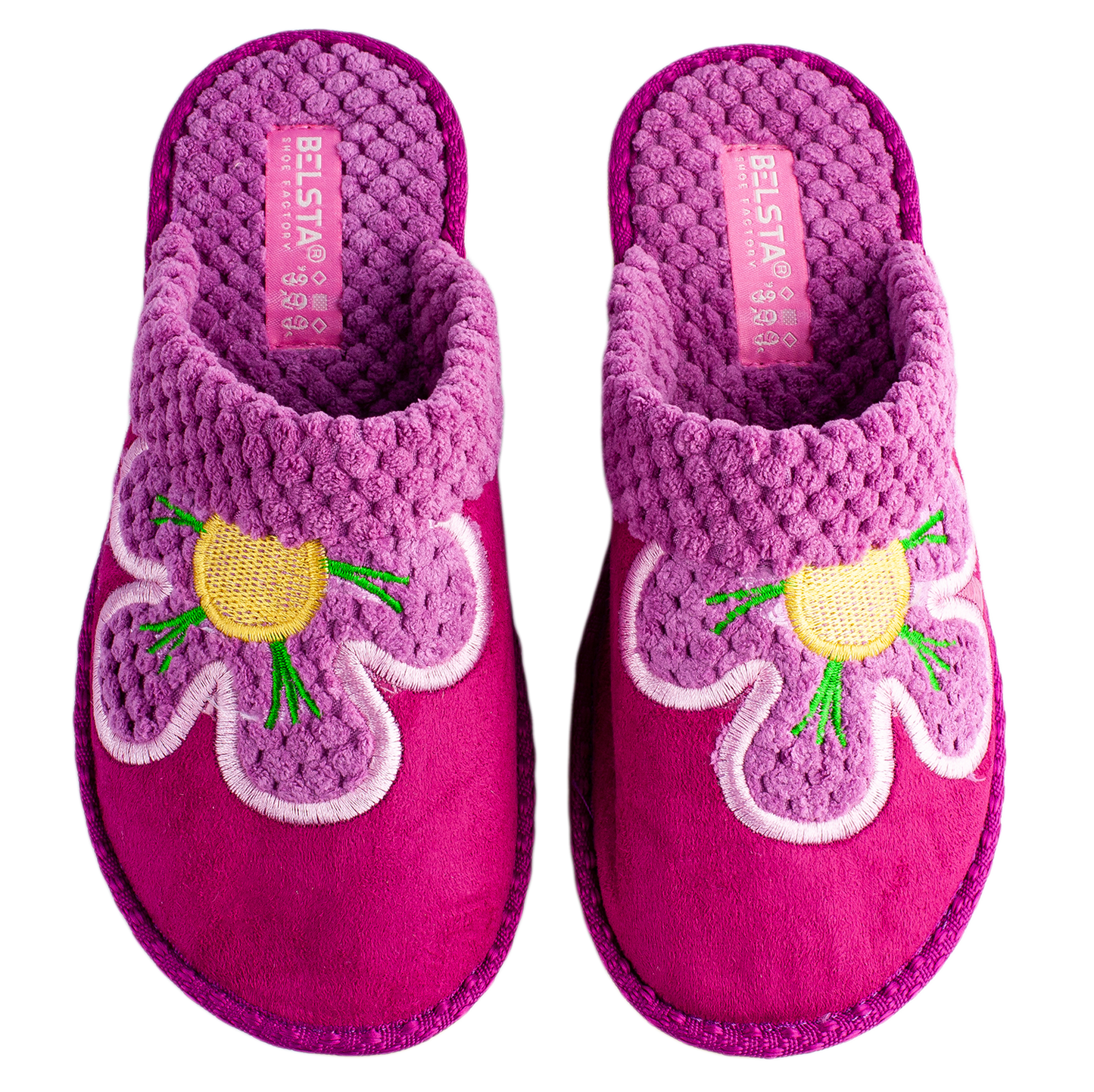 Дамски затворени чехли BELSTA от велур/Women’s Closed BELSTA Slippers in Suede